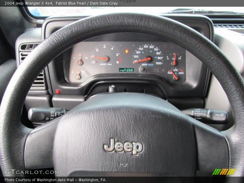 Patriot Blue Pearl / Dark Slate Gray 2004 Jeep Wrangler X 4x4