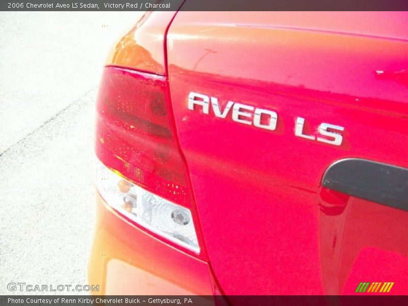Victory Red / Charcoal 2006 Chevrolet Aveo LS Sedan