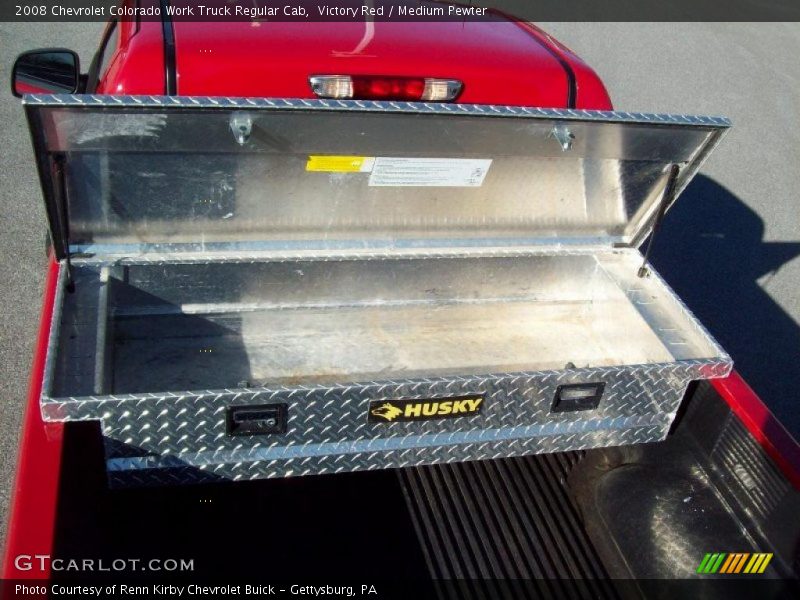 Victory Red / Medium Pewter 2008 Chevrolet Colorado Work Truck Regular Cab