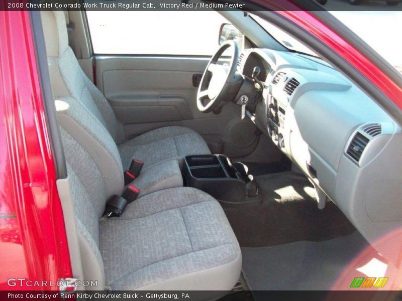 Victory Red / Medium Pewter 2008 Chevrolet Colorado Work Truck Regular Cab