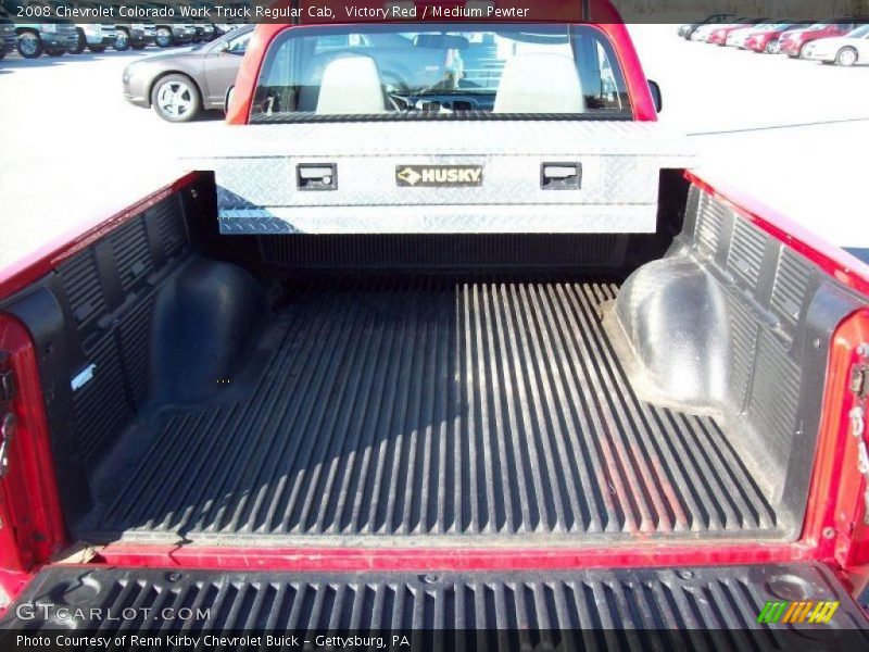 Victory Red / Medium Pewter 2008 Chevrolet Colorado Work Truck Regular Cab