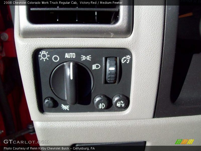 Controls of 2008 Colorado Work Truck Regular Cab