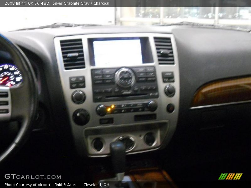 Silver Graphite Gray / Charcoal 2008 Infiniti QX 56 4WD