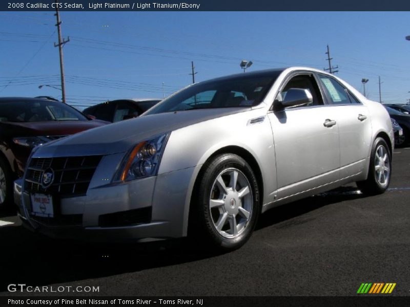 Light Platinum / Light Titanium/Ebony 2008 Cadillac CTS Sedan