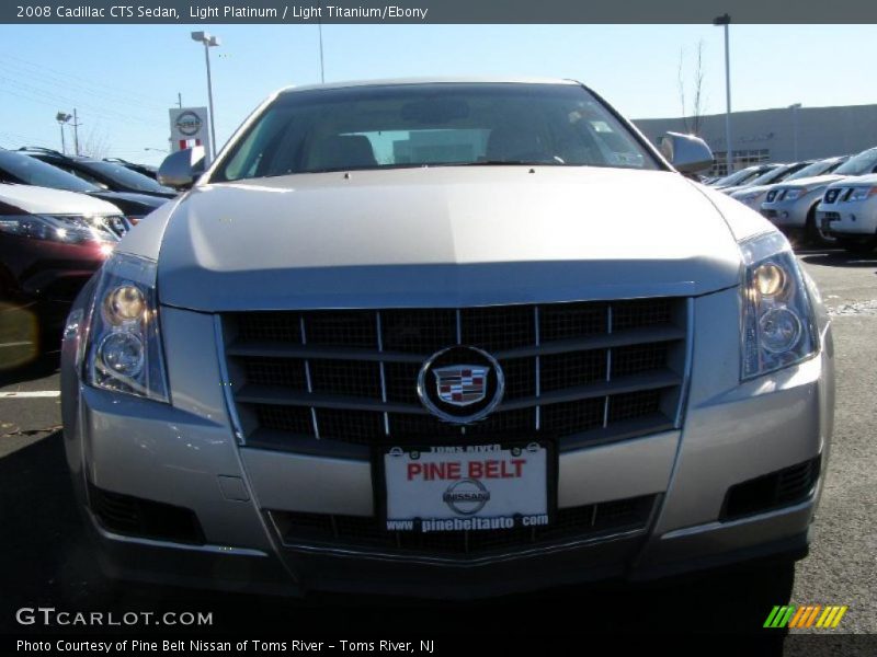 Light Platinum / Light Titanium/Ebony 2008 Cadillac CTS Sedan