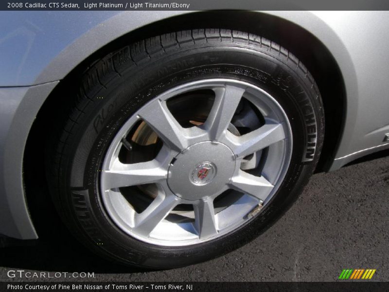 Light Platinum / Light Titanium/Ebony 2008 Cadillac CTS Sedan