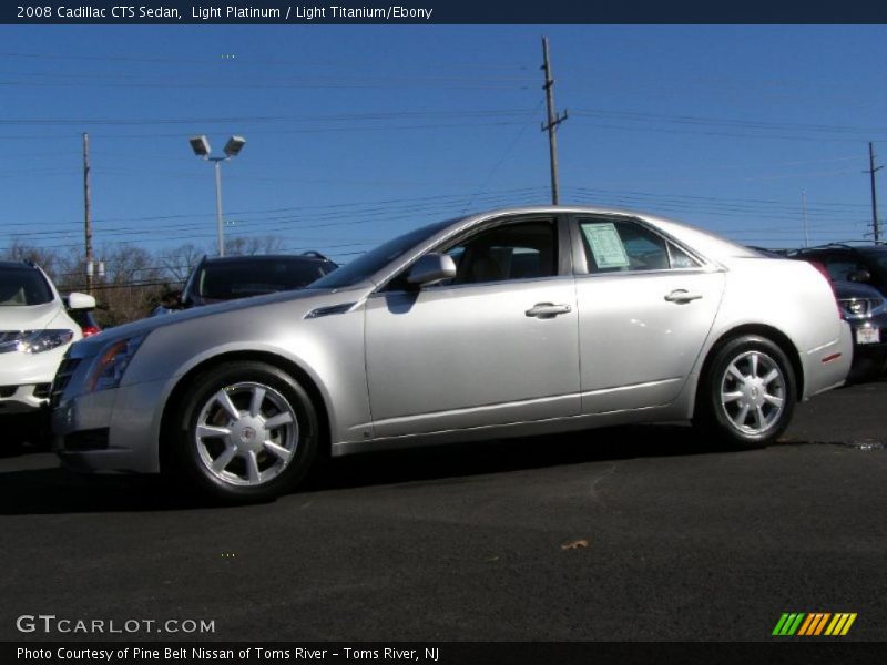 Light Platinum / Light Titanium/Ebony 2008 Cadillac CTS Sedan