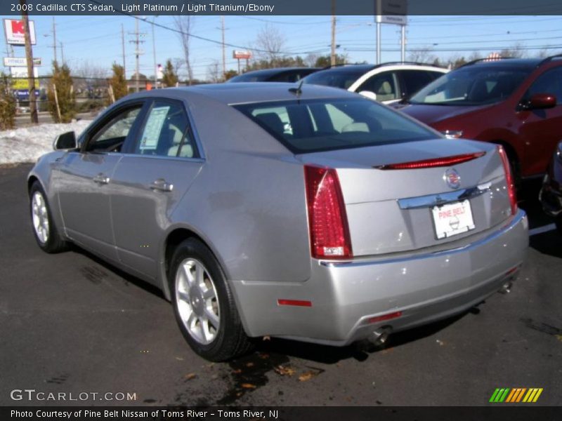 Light Platinum / Light Titanium/Ebony 2008 Cadillac CTS Sedan