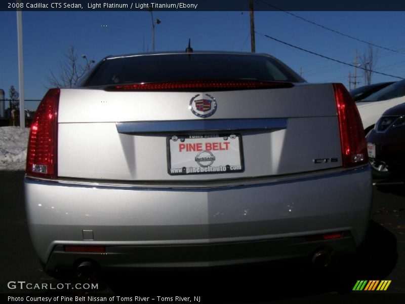 Light Platinum / Light Titanium/Ebony 2008 Cadillac CTS Sedan