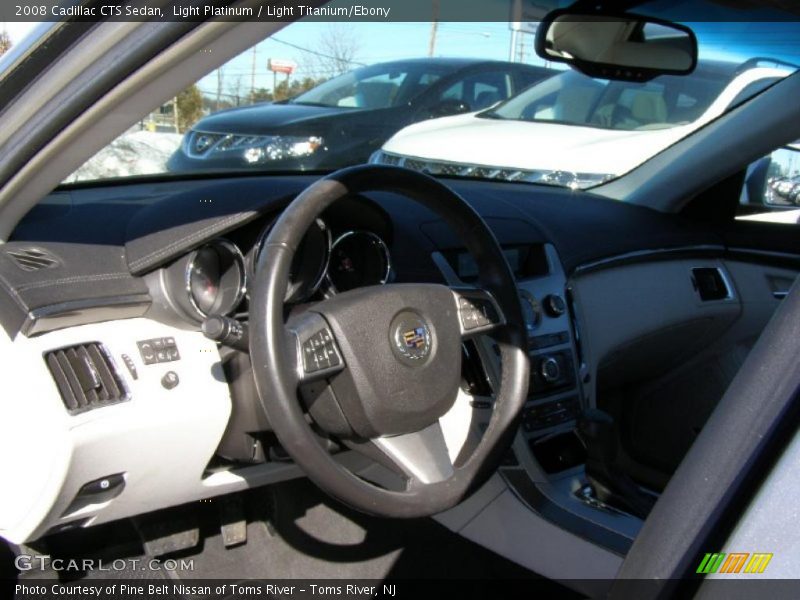 Light Platinum / Light Titanium/Ebony 2008 Cadillac CTS Sedan