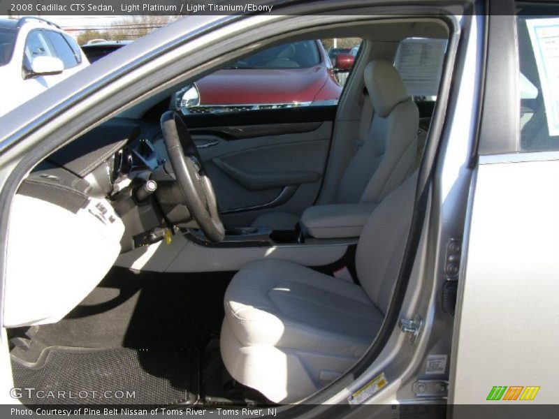 Light Platinum / Light Titanium/Ebony 2008 Cadillac CTS Sedan