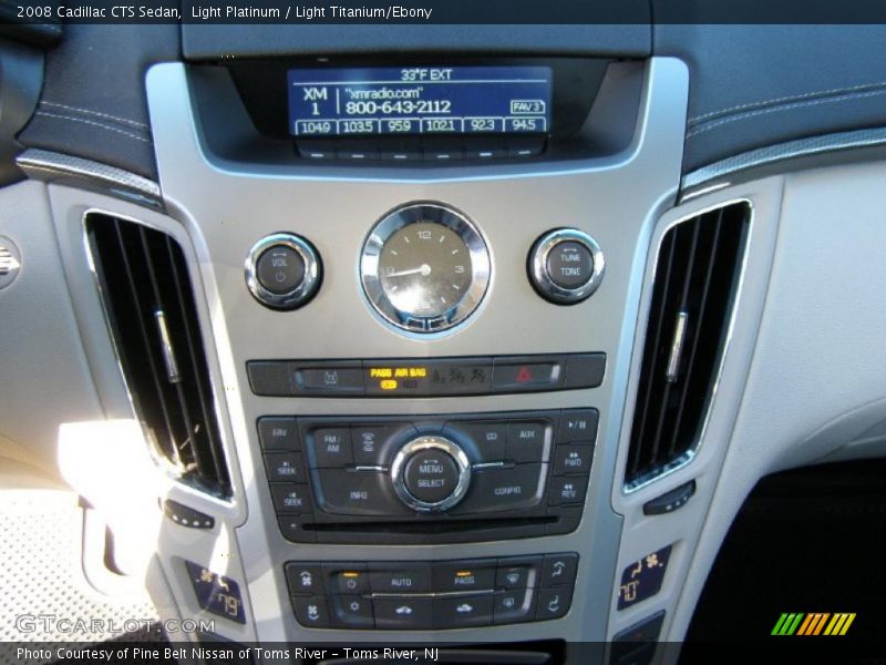Light Platinum / Light Titanium/Ebony 2008 Cadillac CTS Sedan