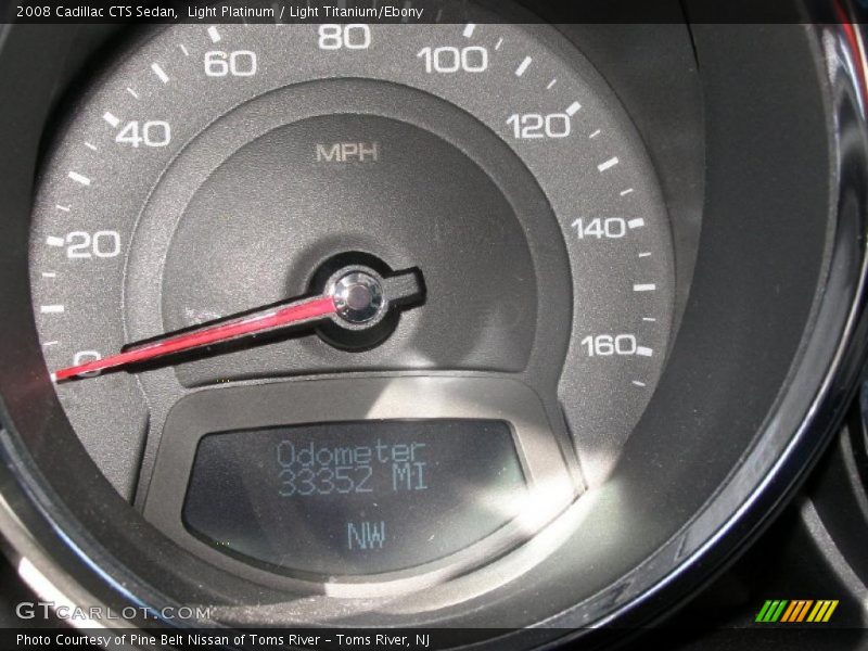 Light Platinum / Light Titanium/Ebony 2008 Cadillac CTS Sedan
