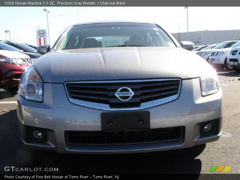 Precision Gray Metallic / Charcoal Black 2008 Nissan Maxima 3.5 SE