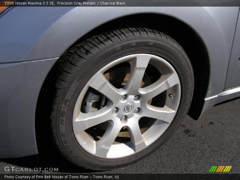 Precision Gray Metallic / Charcoal Black 2008 Nissan Maxima 3.5 SE