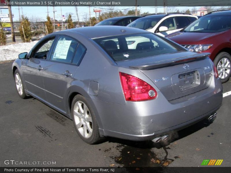 Precision Gray Metallic / Charcoal Black 2008 Nissan Maxima 3.5 SE
