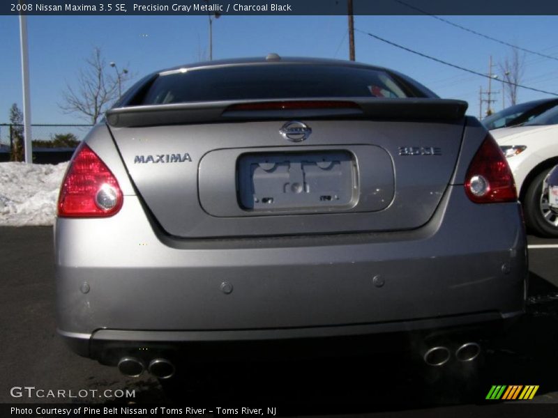 Precision Gray Metallic / Charcoal Black 2008 Nissan Maxima 3.5 SE