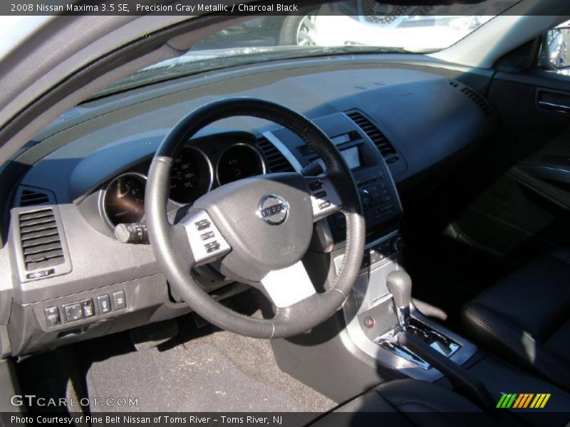 Precision Gray Metallic / Charcoal Black 2008 Nissan Maxima 3.5 SE