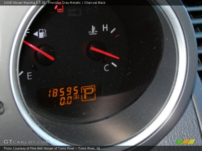 Precision Gray Metallic / Charcoal Black 2008 Nissan Maxima 3.5 SE