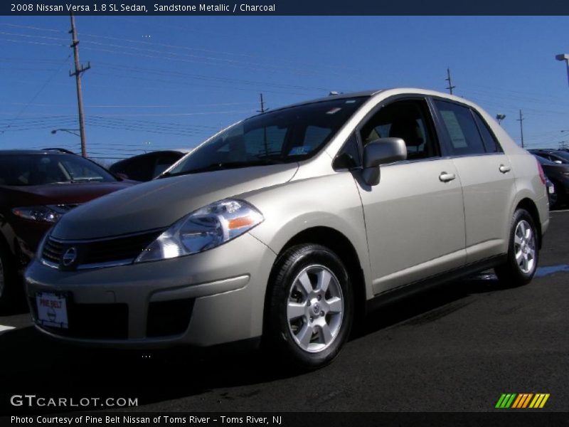 Sandstone Metallic / Charcoal 2008 Nissan Versa 1.8 SL Sedan