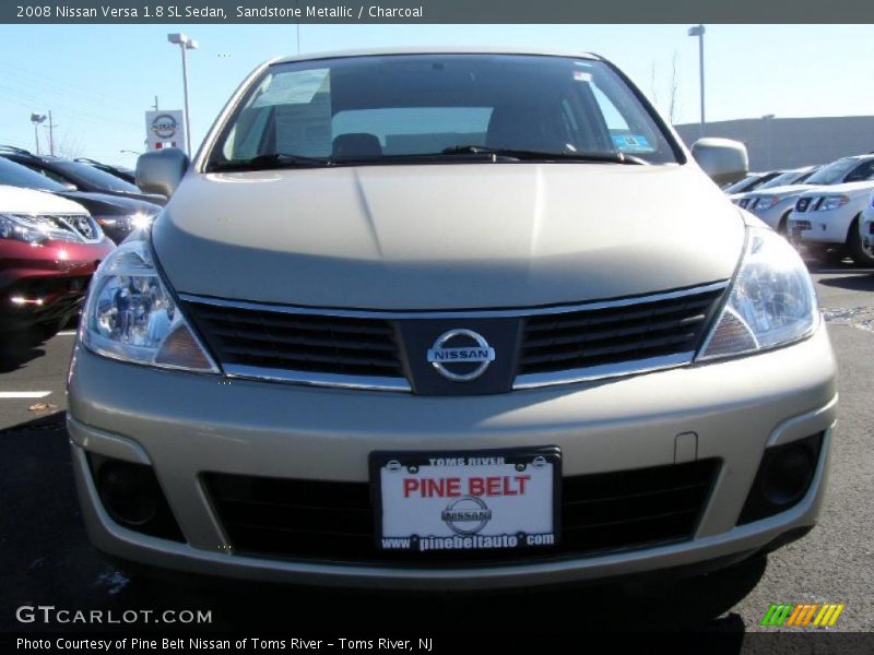 Sandstone Metallic / Charcoal 2008 Nissan Versa 1.8 SL Sedan
