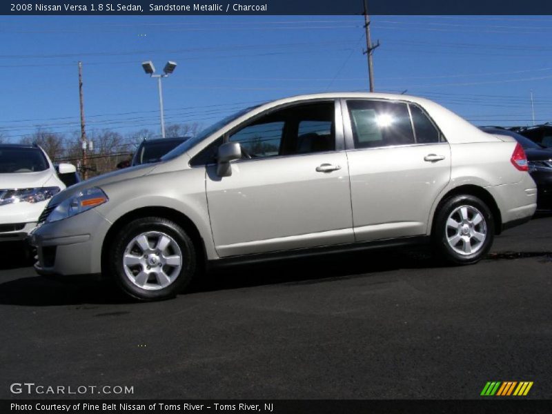 Sandstone Metallic / Charcoal 2008 Nissan Versa 1.8 SL Sedan