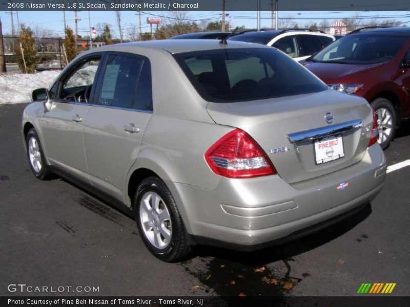 Sandstone Metallic / Charcoal 2008 Nissan Versa 1.8 SL Sedan