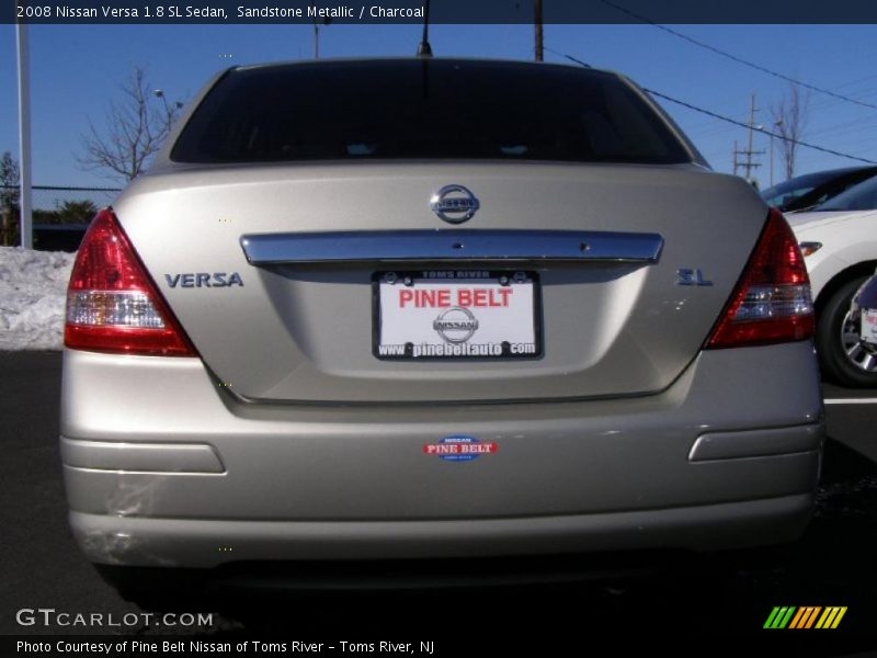 Sandstone Metallic / Charcoal 2008 Nissan Versa 1.8 SL Sedan