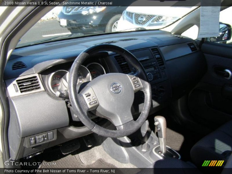 Sandstone Metallic / Charcoal 2008 Nissan Versa 1.8 SL Sedan