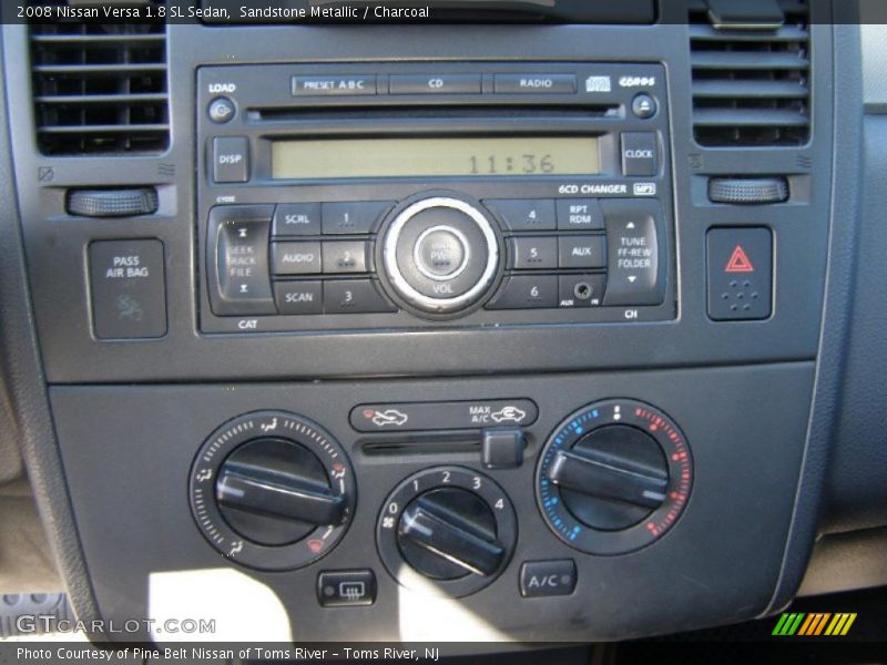 Sandstone Metallic / Charcoal 2008 Nissan Versa 1.8 SL Sedan