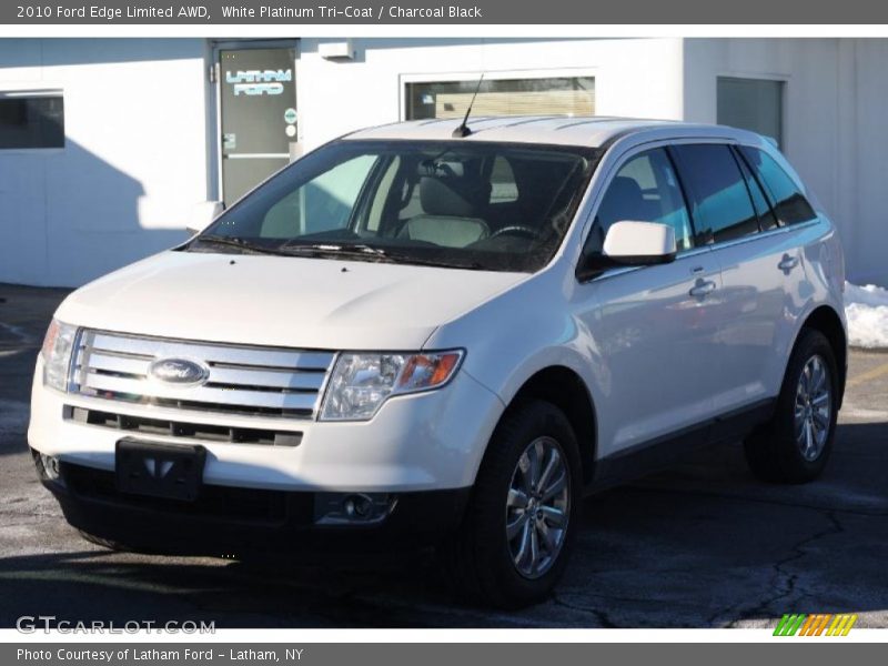 White Platinum Tri-Coat / Charcoal Black 2010 Ford Edge Limited AWD