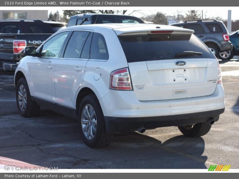 White Platinum Tri-Coat / Charcoal Black 2010 Ford Edge Limited AWD