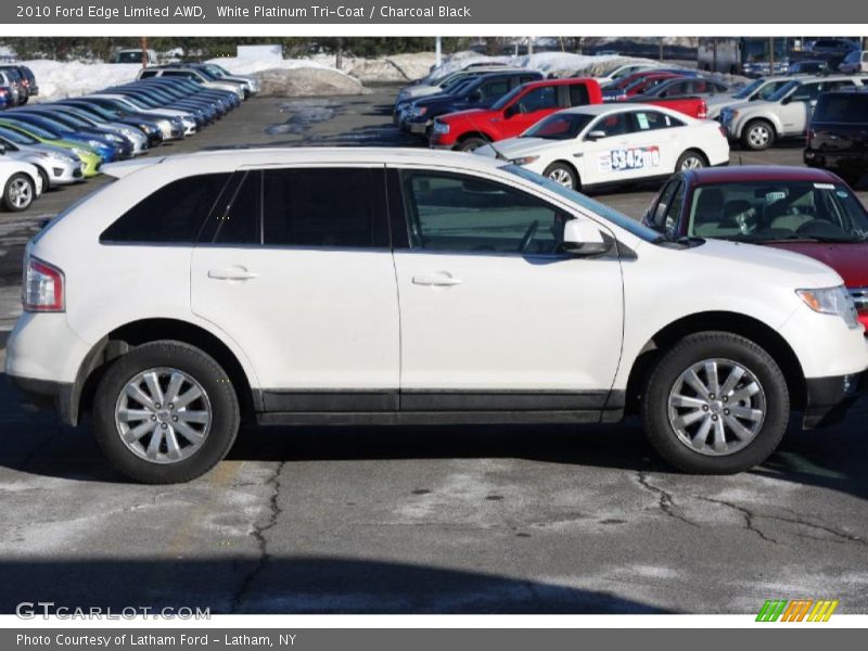 White Platinum Tri-Coat / Charcoal Black 2010 Ford Edge Limited AWD