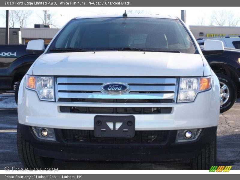 White Platinum Tri-Coat / Charcoal Black 2010 Ford Edge Limited AWD