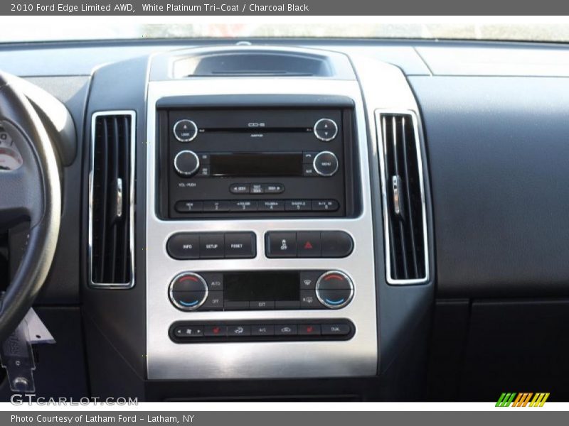 White Platinum Tri-Coat / Charcoal Black 2010 Ford Edge Limited AWD