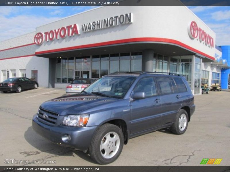 Bluestone Metallic / Ash Gray 2006 Toyota Highlander Limited 4WD