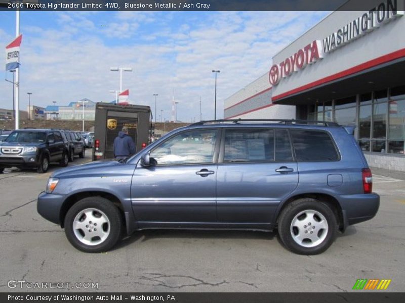 Bluestone Metallic / Ash Gray 2006 Toyota Highlander Limited 4WD