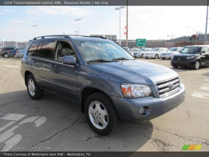 Bluestone Metallic / Ash Gray 2006 Toyota Highlander Limited 4WD