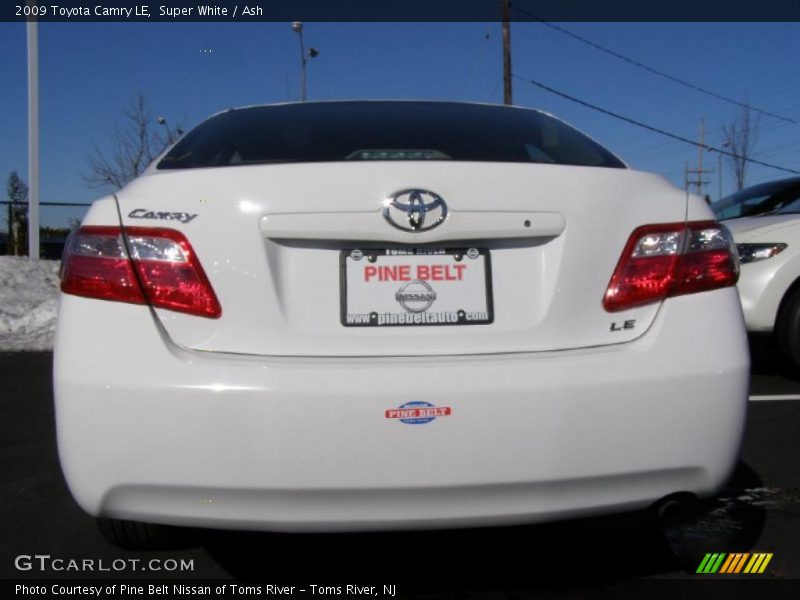 Super White / Ash 2009 Toyota Camry LE