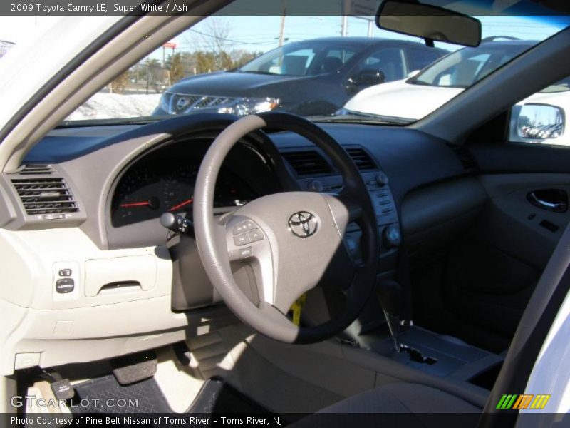 Super White / Ash 2009 Toyota Camry LE