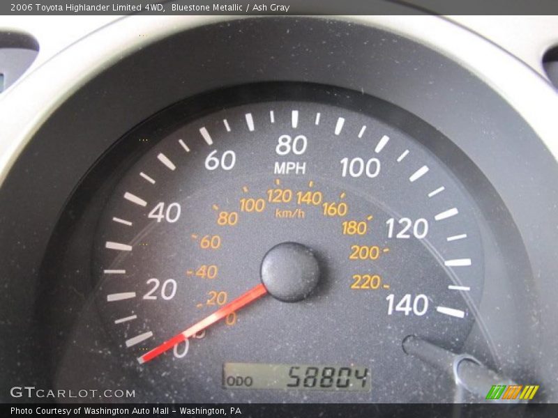 Bluestone Metallic / Ash Gray 2006 Toyota Highlander Limited 4WD