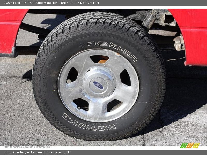 Bright Red / Medium Flint 2007 Ford F150 XLT SuperCab 4x4