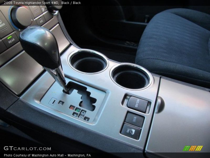 Black / Black 2008 Toyota Highlander Sport 4WD
