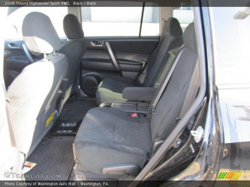 Black / Black 2008 Toyota Highlander Sport 4WD