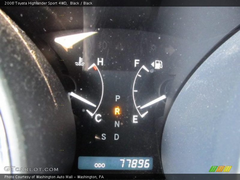 Black / Black 2008 Toyota Highlander Sport 4WD