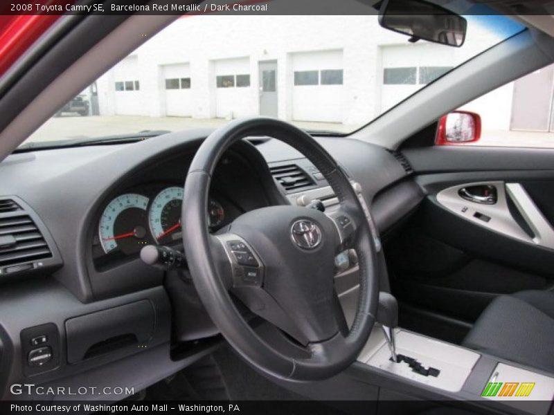 Barcelona Red Metallic / Dark Charcoal 2008 Toyota Camry SE