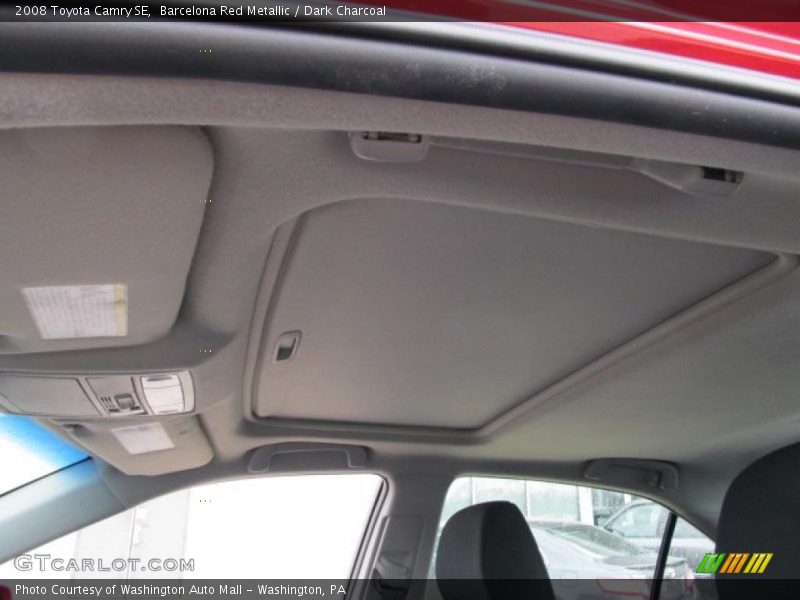 Barcelona Red Metallic / Dark Charcoal 2008 Toyota Camry SE