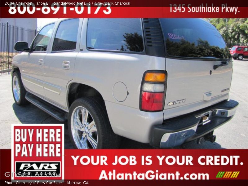 Sandalwood Metallic / Gray/Dark Charcoal 2004 Chevrolet Tahoe LT