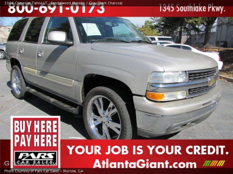 Sandalwood Metallic / Gray/Dark Charcoal 2004 Chevrolet Tahoe LT