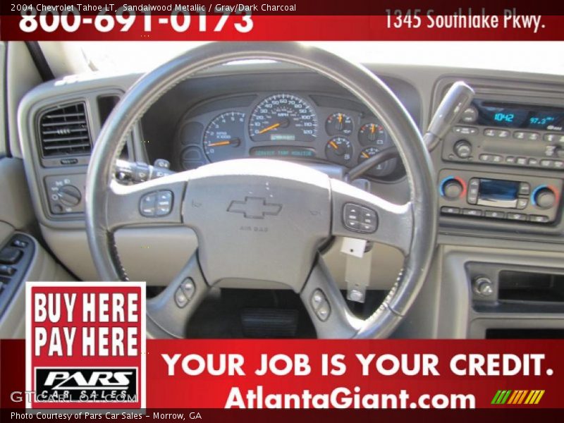 Sandalwood Metallic / Gray/Dark Charcoal 2004 Chevrolet Tahoe LT